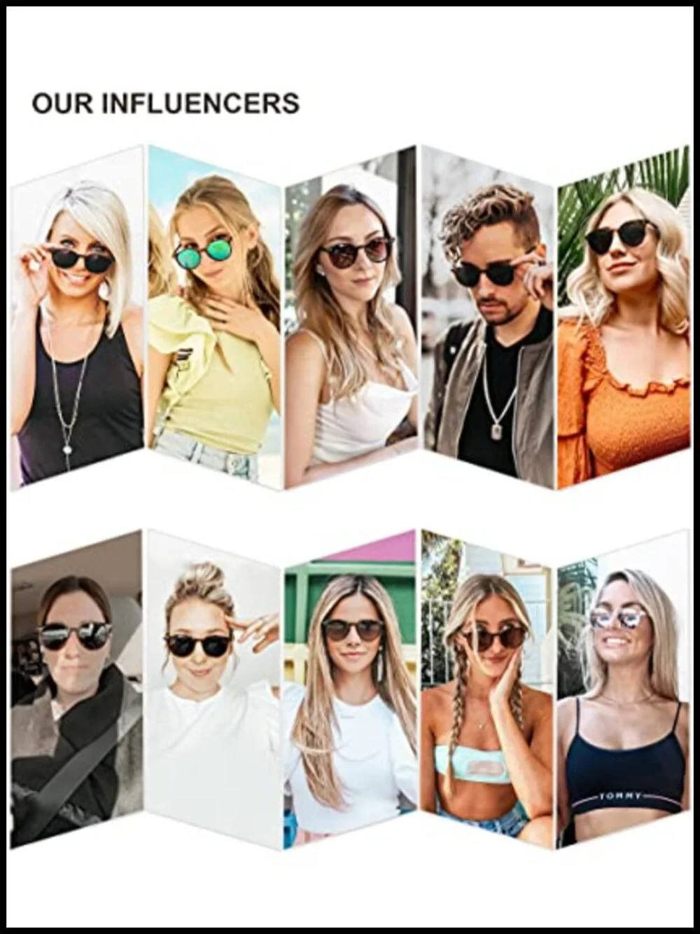 Vintage Style Round Polarized Sunglasses UV400 Lens
